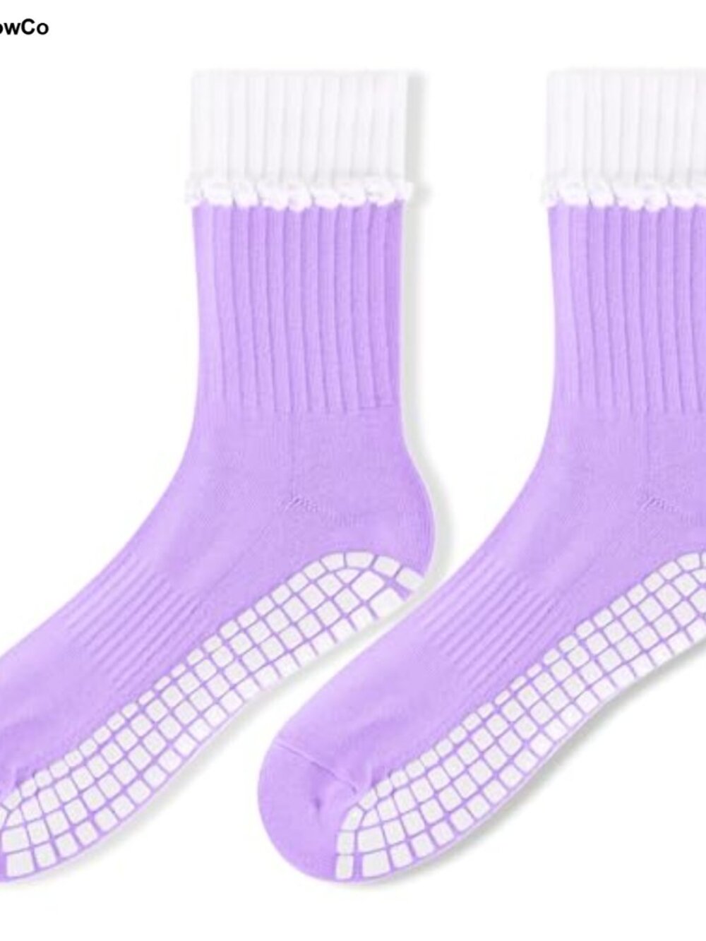 Non Slip Cotton Pilates Grip Socks for Yoga Barre Dance